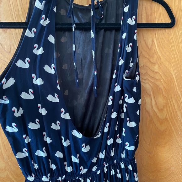 Jolie Moi swan key hole back high neck maxi dress - Picture 6 of 9
